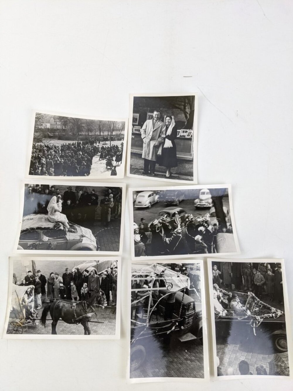 Post War German Fasnacht Carnival Parade 33 Original Black & White Photos c 1950